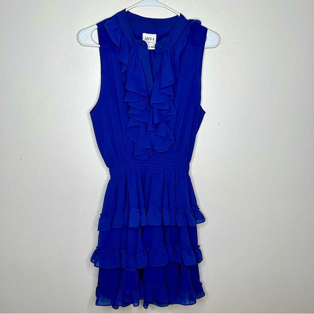 Misa Los Angeles Melda Royal Blue Dress